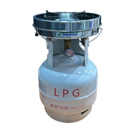 동성정밀 DSR-1004 해바라기 스텐 버너 (가스통+링가드 포함)_이미지