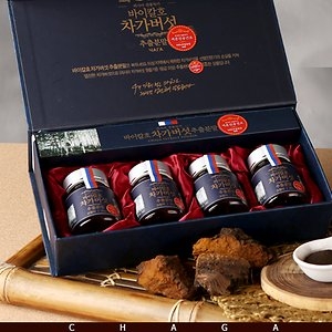 바이칼허브 차가버섯 추출분말 저온진공건조 25gx4병