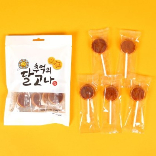 한울식품 추억의 달고나 스틱 55g (15개)_이미지