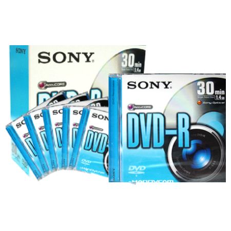 SONY DMR30S1E 미니DVD-R 30분용 미디어 (10개)_이미지