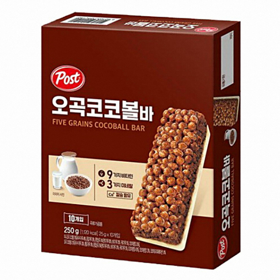 오곡 코코볼바 10개입 250g