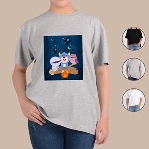 패션 JHP03973_51HD 도깨비 남자면티 부엉이 할로윈 반팔티