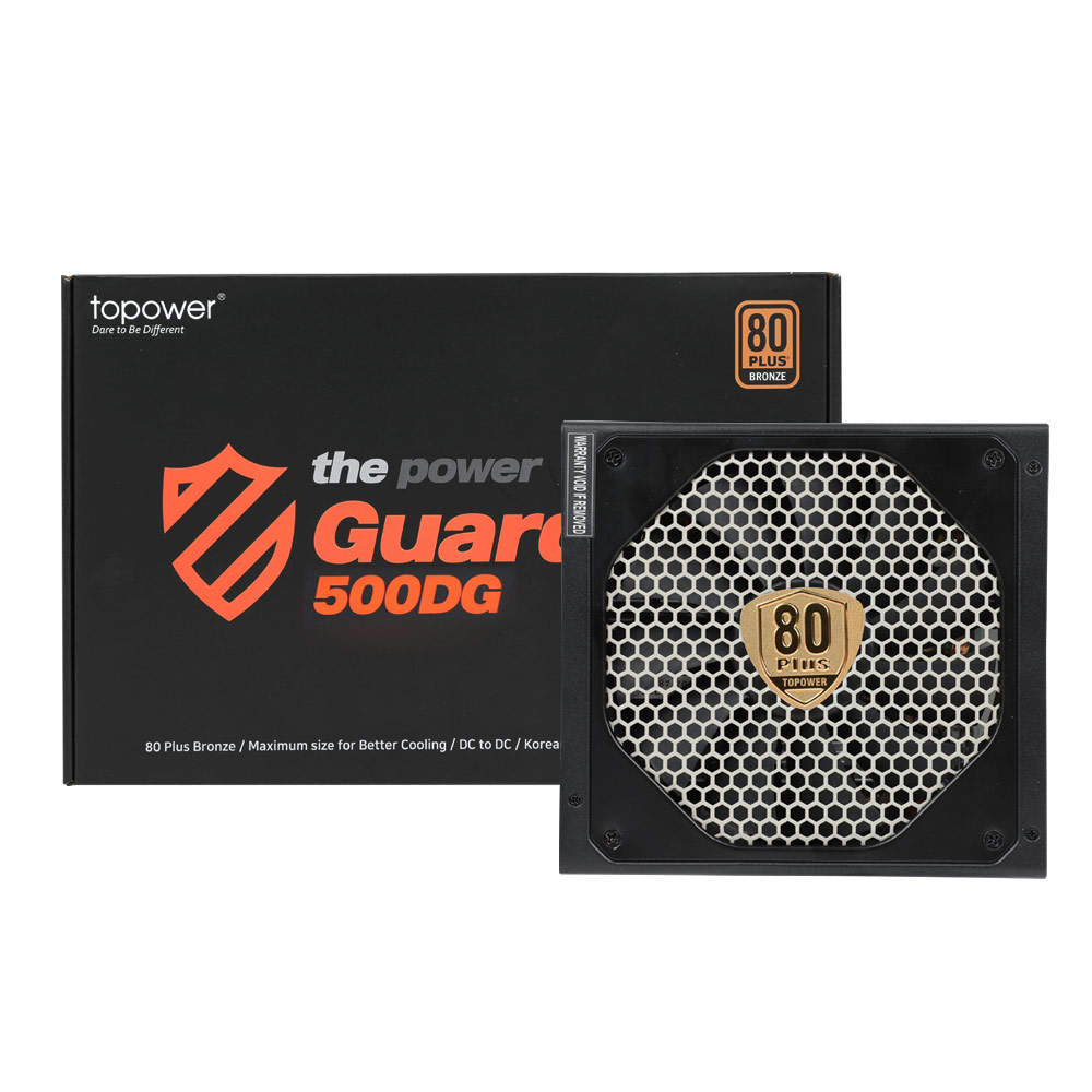 topower Guardian TOP-500DG Single Rail 80PLUS브론즈