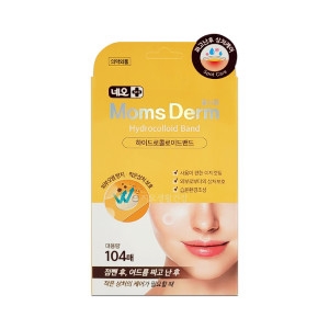 짜낸후 여드름패치 맘스덤 하이드로콜로이드 밴드 104매입 5개