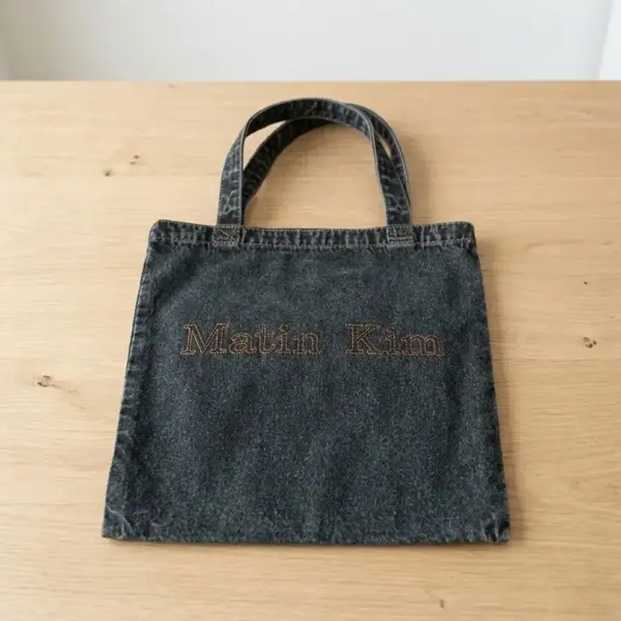 마뗑킴 MATIN STITCH DENIM ECOBAG_MK2600BG713VBB