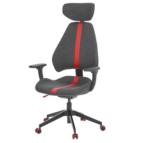 이케아 GRUPPSPEL 패브릭 게이밍 의자