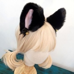 코스튬 헤어밴드 고양이 귀 방울 머리띠 WFJ1SO6