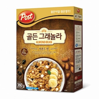 동서식품 포스트 골든 그래놀라 아몬드빈 360g