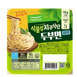 풀무원 식물성지구식단 두부면 얇은면 100g (1개)