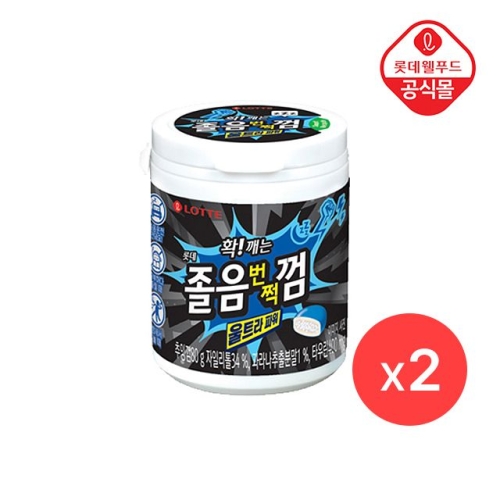 롯데제과 졸음 번쩍껌 울트라파워 80g (2개)_이미지