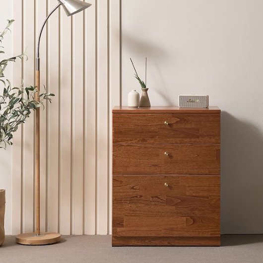 나무뜰 진저 원목 3단 서랍장 600