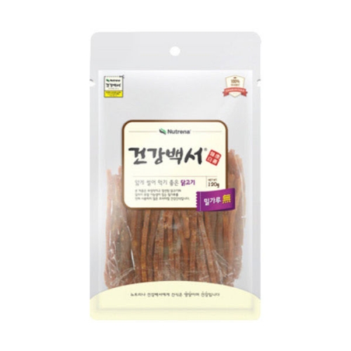  뉴트리나 독 건강백서 얇게 썰어 먹기좋은 닭고기 120g [1개]