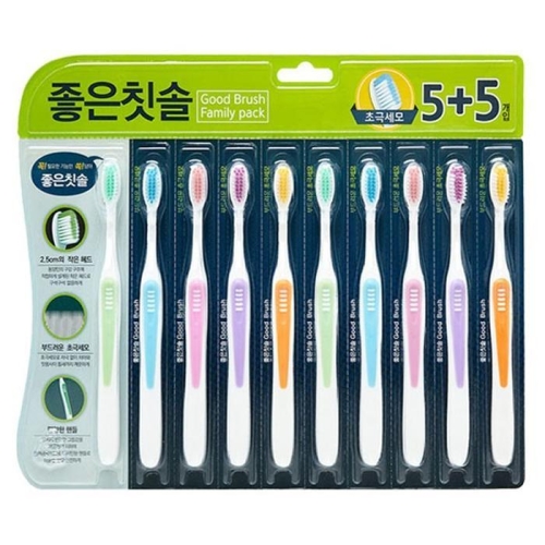 바른생활 좋은칫솔 초극세모 (16개)_이미지