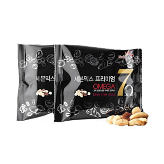 더원비앤에프 넛츠피아 세븐믹스 프리미엄 오메가 넛츠 25g (110개)
