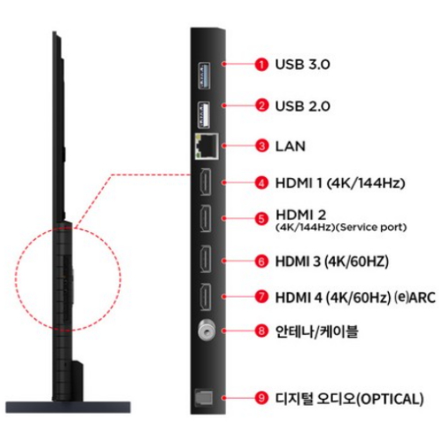 TCL 아이팔콘 98U85 (스탠드)_이미지