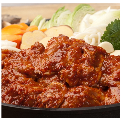 춘천그린식품 춘천닭갈비 매운맛 500g (2개)_이미지