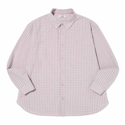 키르시 플레인 루즈핏 셔츠 라이트 퍼플 J6122KSH01PPL
