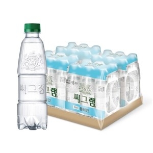 코카콜라음료 씨그램 라벨프리 플레인 350ml (12개)_이미지