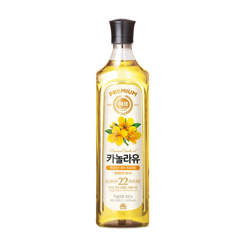 해표 카놀라유 900ml이미지입니다. 누르면 해당 게시물로 새창이동합니다.