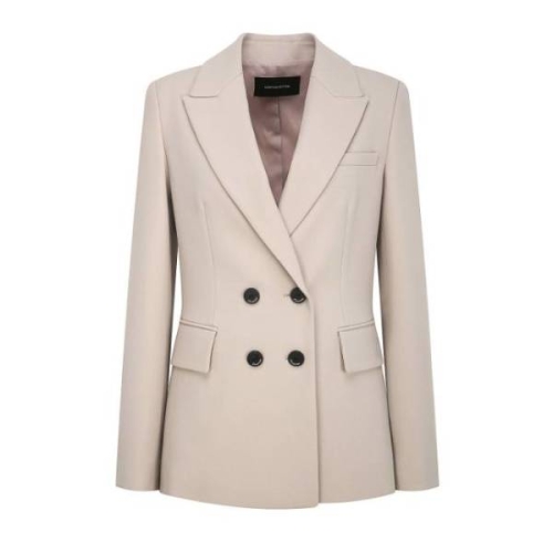 더아이잗컬렉션 포멀 피크드 라펠 더블 자켓 CS2B0JK012