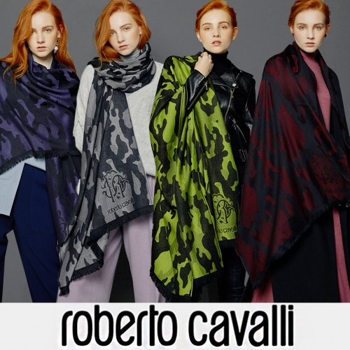  로베르토카발리 카모플라쥬 빅 숄_SA71WOV0660
