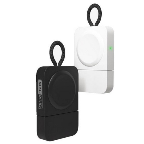 맥스컴코리아 스위스맥로이드 애플워치 휴대용 USB 무선충전기 V10