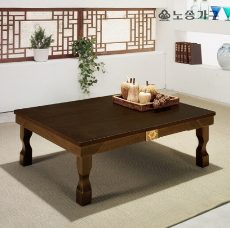 노송가구 가람 호두목 이중덮개 직교자상 (120x81cm)_이미지