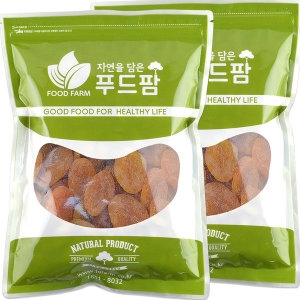 푸드팜 건살구 2kg 1kg+1kg 말린살구 건과일 A급_이미지