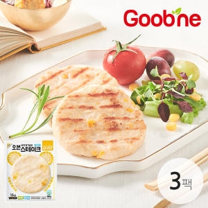 미트뱅크 굽네 닭가슴살 오븐 스테이크 콘맛 100g [3개]
