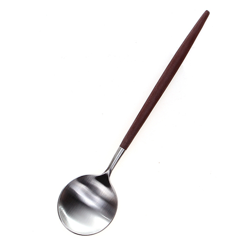 큐티폴 고아 브라운 디저트 스푼 4p