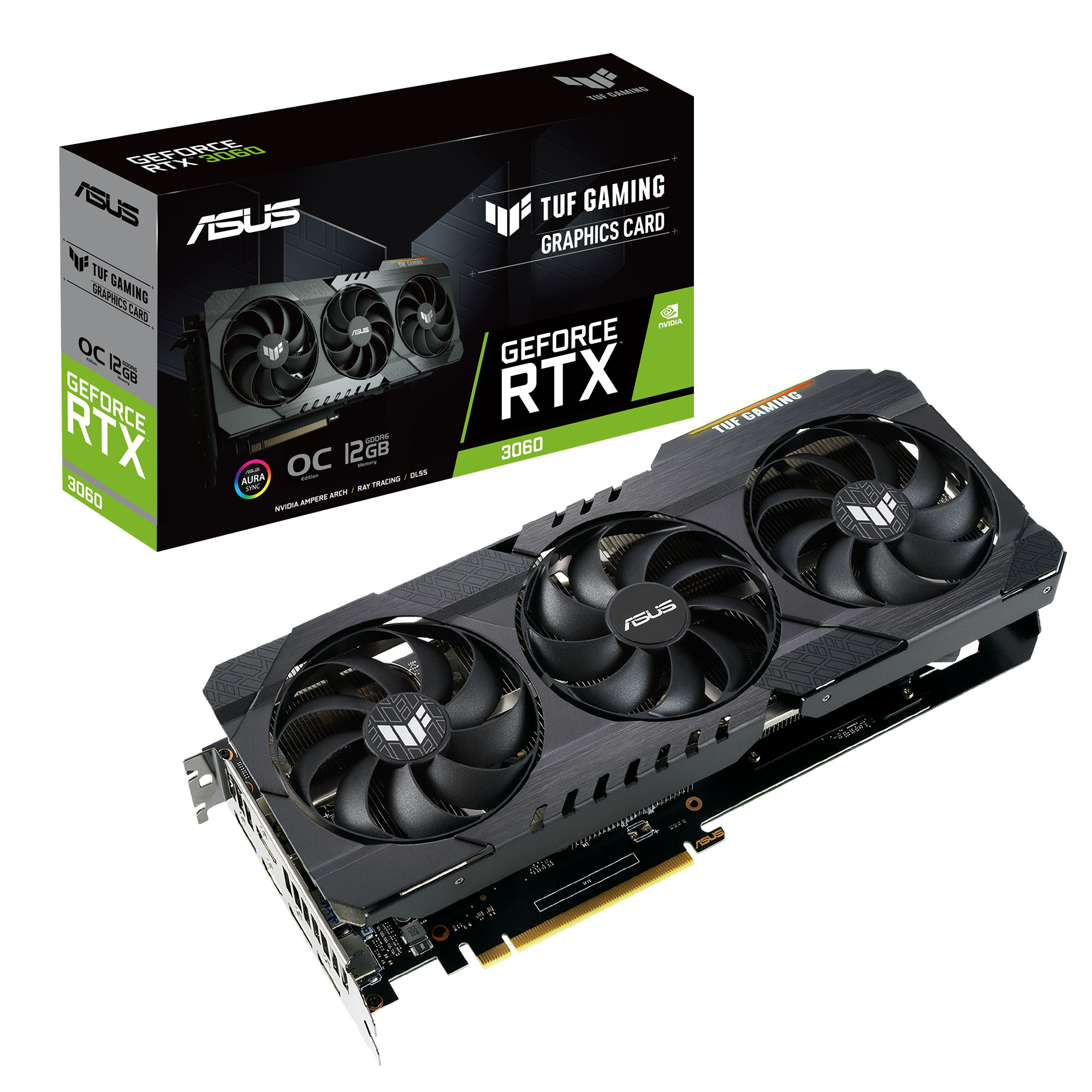 ASUS TUF Gaming 지포스 RTX 3060 O12G OC D6 12GB