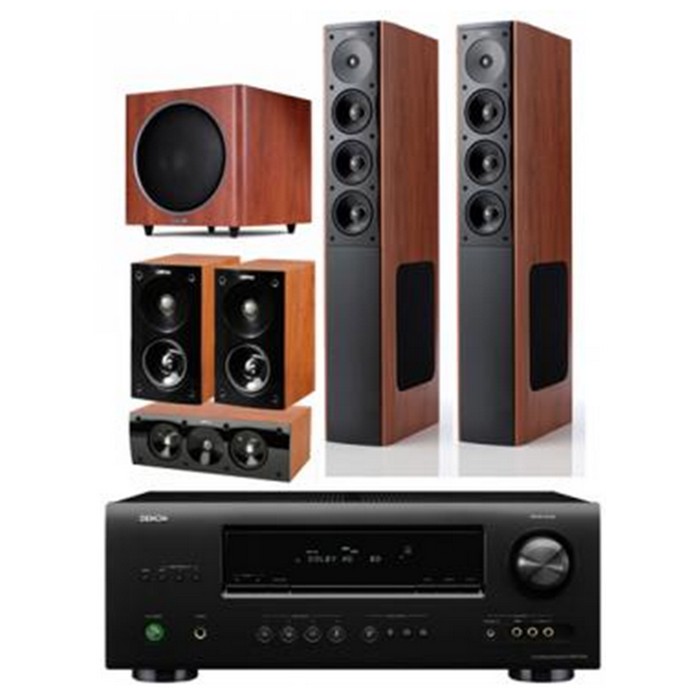 야모 S608 5.1채널 + 데논 AV리시버 (AVR-1312, PSW110)