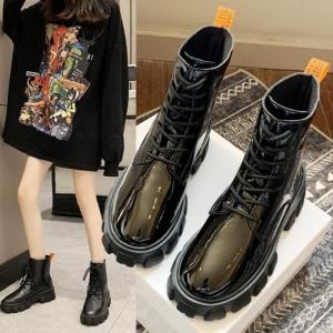  슈썸 여성워커 여자부츠 캐주얼부츠 에나멜워커 US503 S8148547