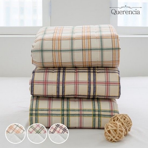 케렌시아 마드라스 체크 카페트 겸 패드 (퀸 Q)