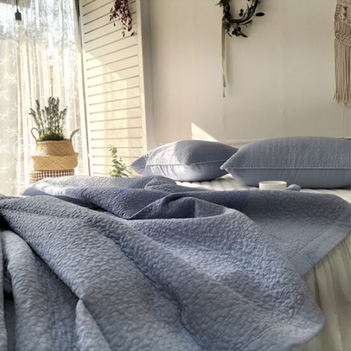 룸마이룸 피넛 순면 피그먼트 이불겸패드 (퀸 Q)_이미지