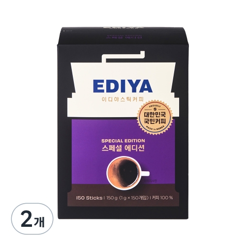 이디야 스페셜 에디션 원두커피믹스 1g 150개입 2개_이미지