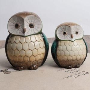 디에스몰 오뚜기 부엉이 소품인형 2P