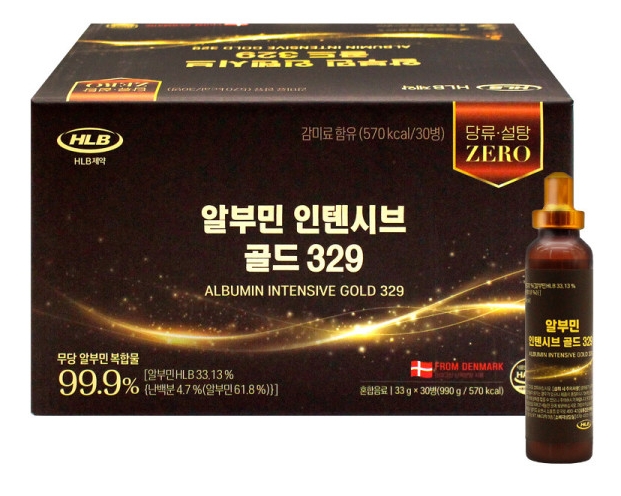 HLB제약 알부민 인텐시브 골드 329 30병 (12개)_이미지