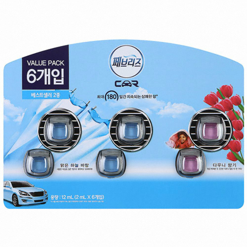 차량용 방향제 6개입