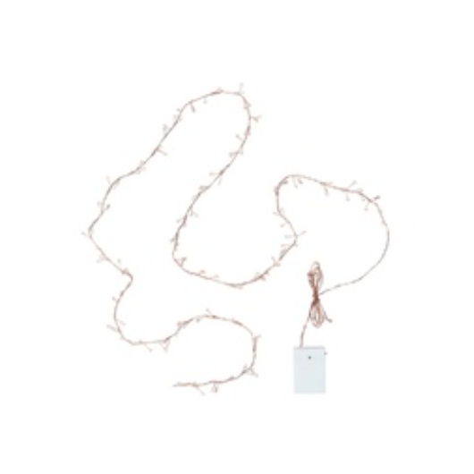 이케아 LED 스트롤라 160등 코퍼컬러 크리스마스 조명 전구_이미지
