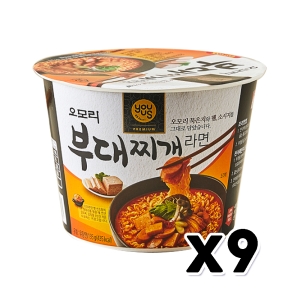 GS리테일 오모리 부대찌개라면 135g (9개)