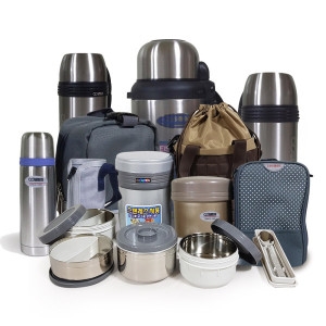 코스모스 보온도시락 보온보냉병 죽통 스텐 수능 등산 도시락통