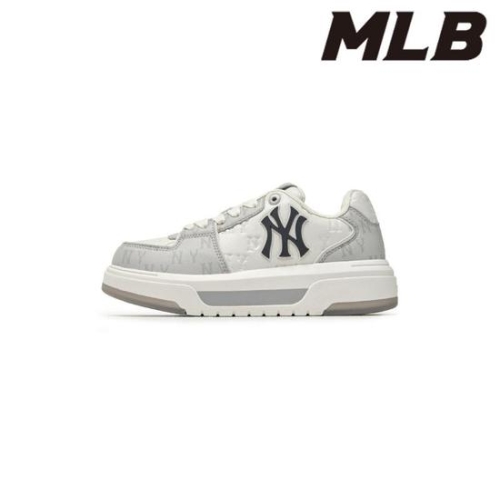 MLB 남녀공용 청키라이너 엠보 모노그램 뉴욕양키스_3ASXM036N-50GRS