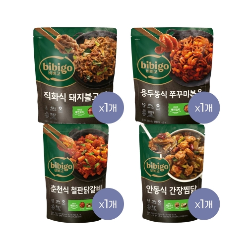 CJ제일제당 비비고 간편 밀키트 4종 세트 (1개)