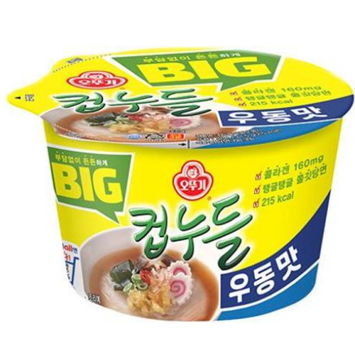 오뚜기 BIG컵누들 우동맛 큰컵 61.5g (12개)