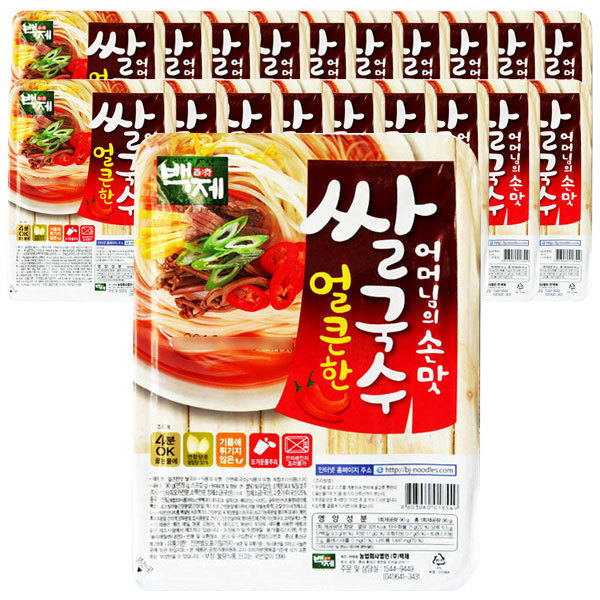 백제 얼큰한맛 쌀국수 90g (20개)_이미지