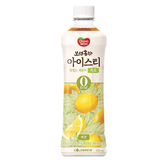 동원F&B 보성홍차 아이스티 제로 레몬 500ml (24개)_이미지