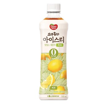 동원F&B 보성<b>홍차</b> 아이스티 제로 레몬 500ml