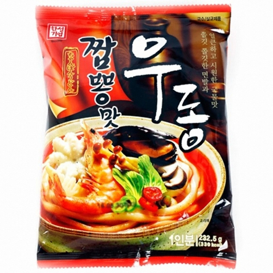 한성기업 짬뽕맛 우동 232.5g (5개)
