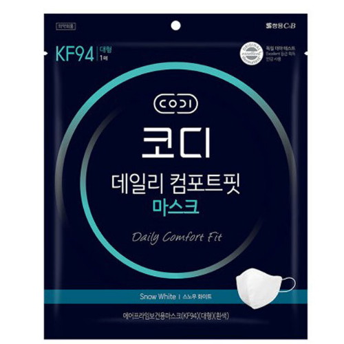 쌍용C&B 코디 데일리 컴포트핏 KF94 대형